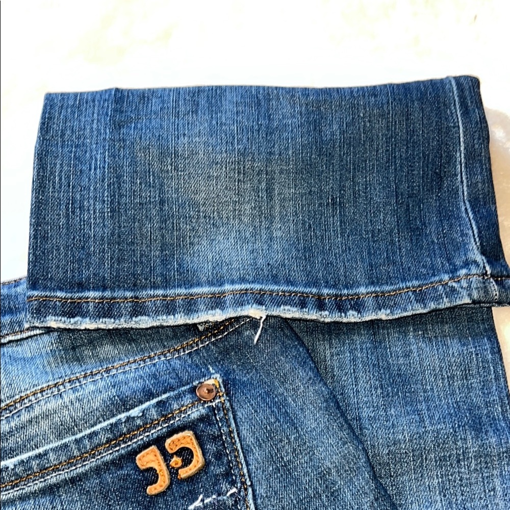 NWT Joe’s Jeans The Honey Curvy Booty Fit Shae Distressed Flare Denim Blue 29X34 - Picture 10 of 16